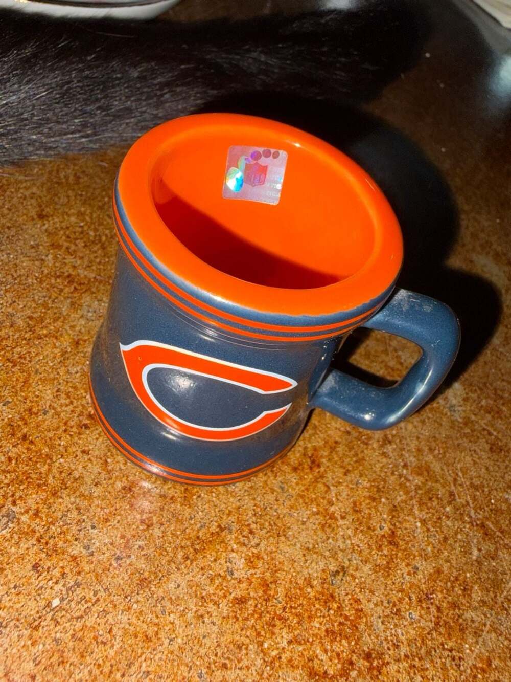 Boelter Brands Chicago Bears 14oz Relief Mug Blue Orange